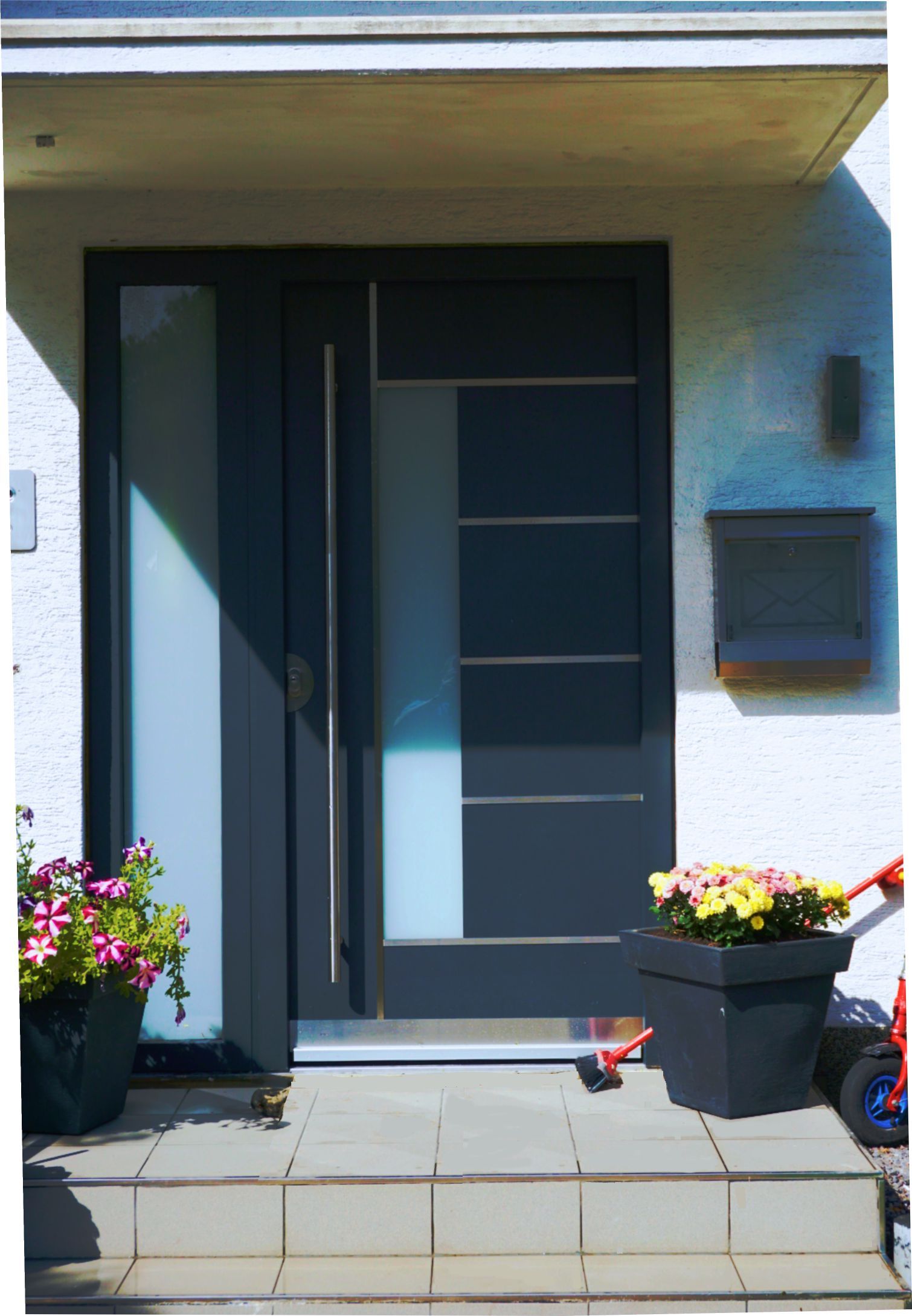 WH 20499 LA40 950x2100mm+1050mm Luminator lateral Stanga Interior WH75 Alu cu PVC